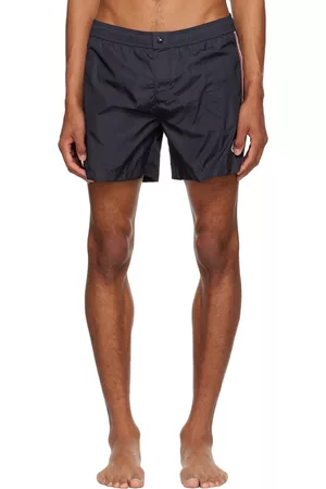 Moncler Uomo Pantaloncini da bagno - Navy Elasticized Swim Shorts