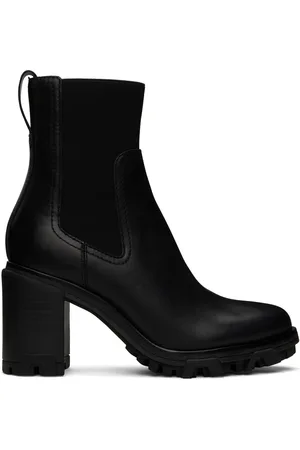 RAG&BONE Black Shiloh High Chelsea Boots