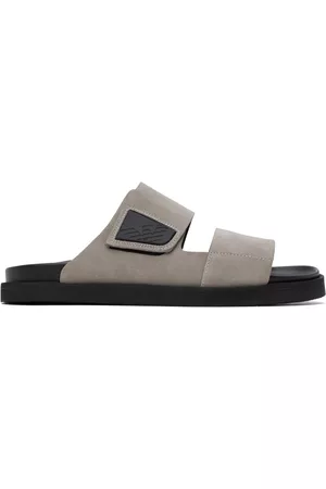 Emporio Armani Uomo Sandali - Taupe Velcro Sandals