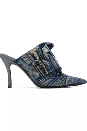 Diesel Donna Sandali - Blue D-Venus Pocket ML Mules