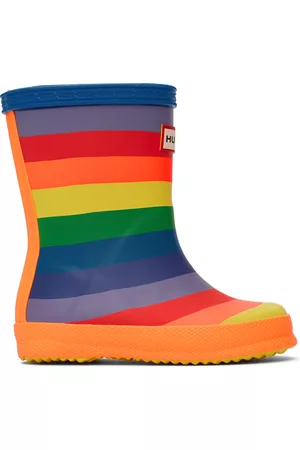 Hunter Stivali - Kids Multicolor First Classic Rainbow Little Kids Rain Boots