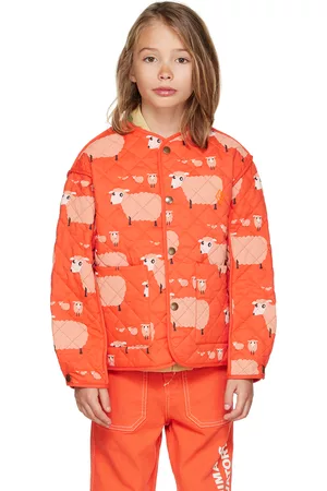 The Animals Observatory Giacche - Kids Red Starling Reversible Jacket