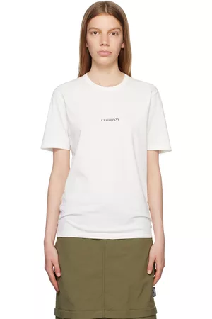 C.P. Company Donna T-shirt - White Relaxed T-Shirt