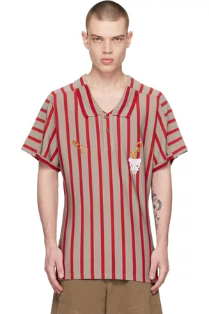Vivienne Westwood Uomo Polo - Brown & Red Stefano Polo