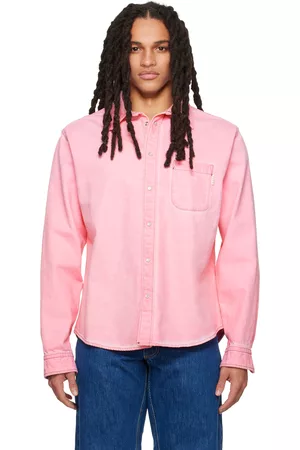 Marni Uomo Camicie denim - Pink Patch Pocket Denim Shirt
