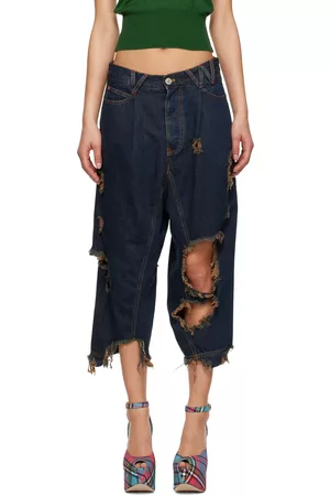 Vivienne Westwood Donna Pantaloni - Blue Macca Jeans