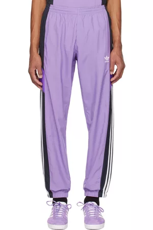 adidas Uomo Pantaloni - Purple & Black Rekive Track Pants