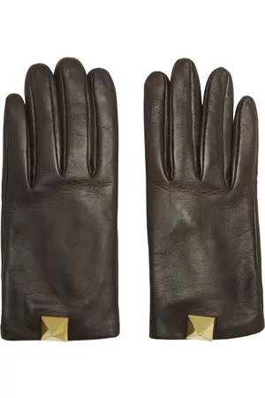 VALENTINO GARAVANI Donna Guanti - Leather Roman Stud Gloves