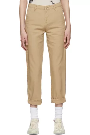 Carhartt Donna Pantaloni - Beige Pierce Jeans