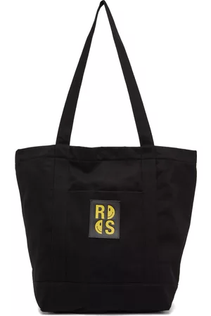 RAF SIMONS Donna Portafogli e portamonete - Black Smiley Edition Denim Tote Bag