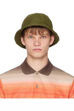 Paul Smith Uomo Cappello Bucket - Khaki Embroidered Bucket Hat