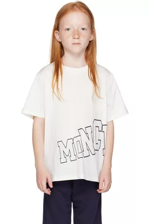 Moncler T-shirt - Kids White Printed T-Shirt