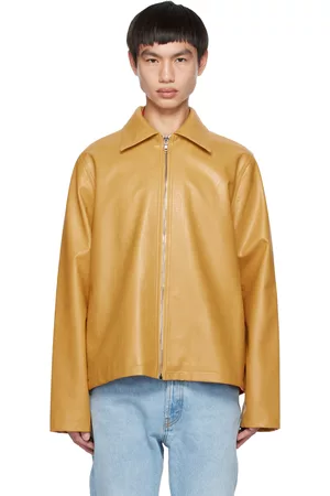 Séfr Uomo Giacche di pelle - Yellow Truth Faux-Leather Jacket