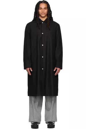 Jil Sander Uomo Giacche - Black Printed Coat