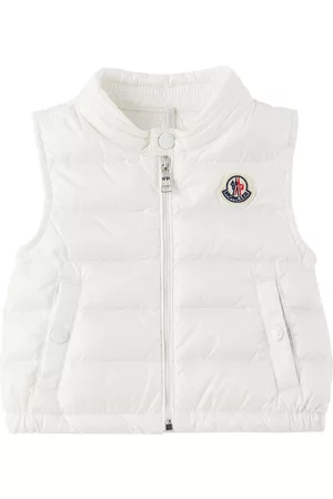 Moncler Baby White New Amaury Down Vest