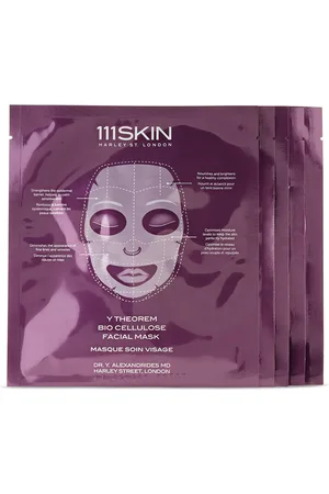 111Skin Five-Pack Y Theorem Bio Cellulose Facial Masks, 23 mL