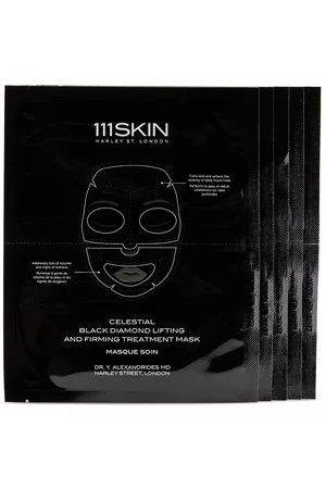 111 Skin Profumi - Five-Pack Celestial Black Diamond Lifting And Firming Treatment Masks – Fragrance-Free, 155 mL