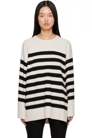 By Malene Birger Donna Maglioni - Beige & Black Leon Sweater