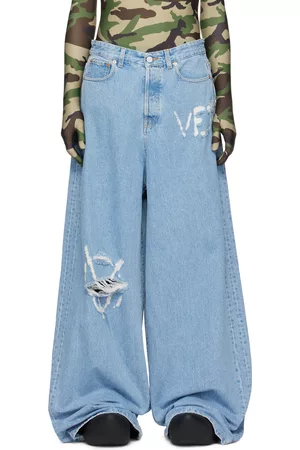 Vetements Uomo Jeans - Blue Destroyed Jeans