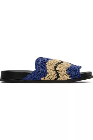 Marni Uomo Sandali - Blue & Beige No Vacancy Inn Edition Fussbett Sandals