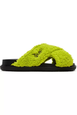 Marni Donna Sandali - Green Fussbett Sandals