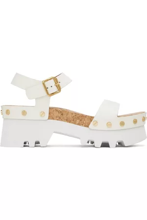 Chloé Donna Sandali con plateau - Off-White Owena Platform Sandals