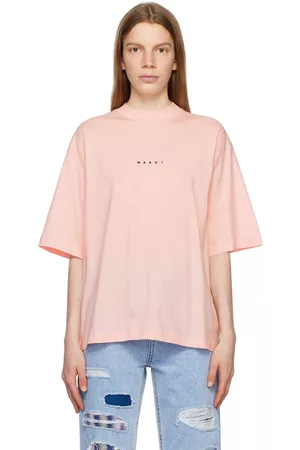 Marni Donna T-shirt - Pink Printed T-Shirt