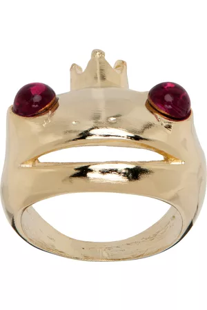 Collina Strada Donna Anelli - Gold Frog Prince Ring
