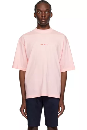 Marni Uomo T-shirt - Pink Printed T-Shirt
