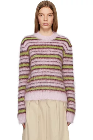 Marni Donna Maglioni - Pink Striped Sweater