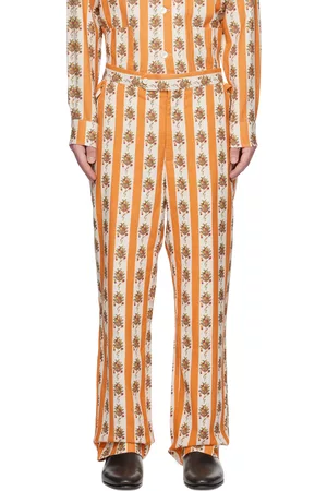 BODE Uomo Pantaloni - Orange Fruit Bowl Trousers