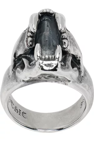 YOHJI YAMAMOTO Uomo Anelli - Silver Puma Skull Ring