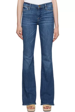 Frame Donna Pantaloni flare - Blue 'Le High Flare' Jeans