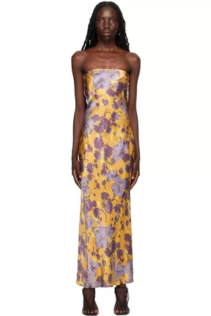Bec & Bridge Donna Vestiti lunghi - Purple & Yellow Moon Dance Maxi Dress