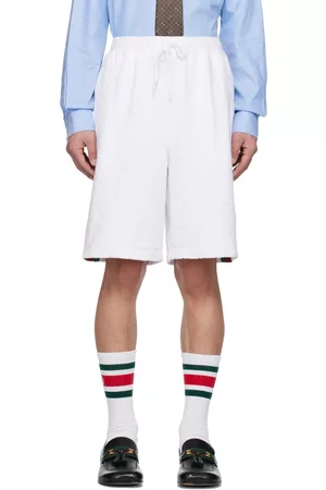 Gucci Uomo Pantaloncini - White GG Shorts