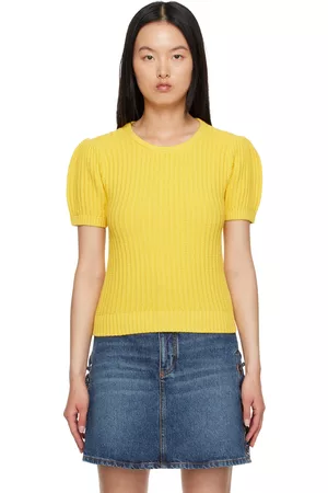 See by Chloé Donna Maglioni - Yellow Rib Sweater