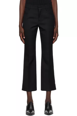 Ami Donna Pantaloni leggeri estivi - Black Four-Pocket Trousers