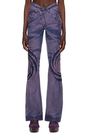 Masha Popova Donna Pantaloni - Purple Fog Light Jeans