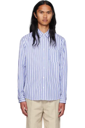 A.P.C. Blue & White Clément Shirt