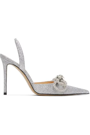 Mach & Mach Double Bow Glitter 110 Heels