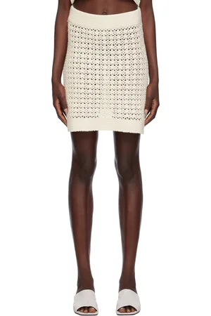 Leset Off-White Lucy Miniskirt