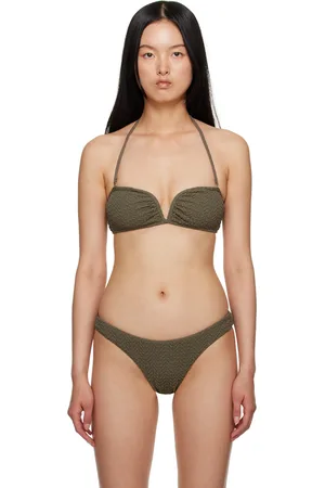 Nanushka Khaki Merve Bikini Bottoms