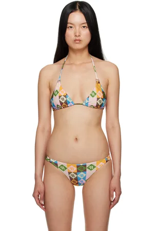 Nanushka Multicolor Zaida Bikini Top