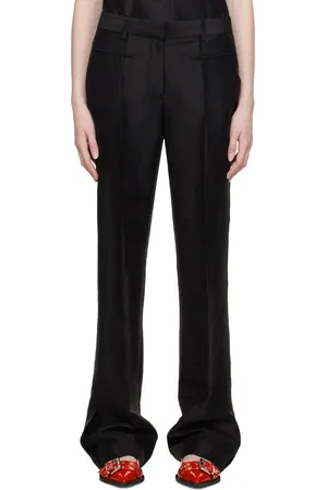 Helmut Lang Black Flared Trousers