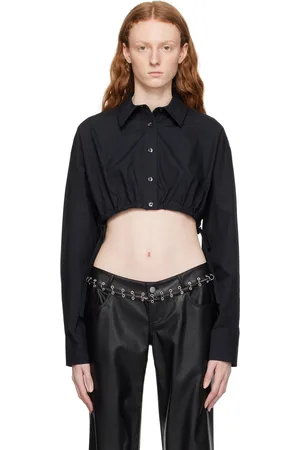 Alexander Wang Black Cropped Shirt