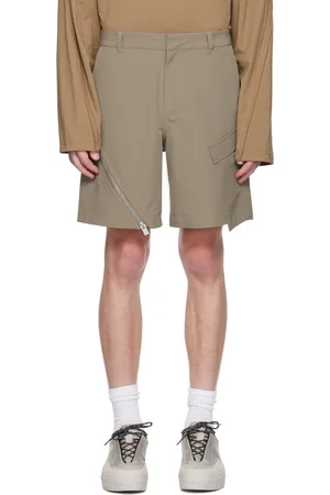 HELIOT EMIL Khaki Maelstrom Cargo Shorts