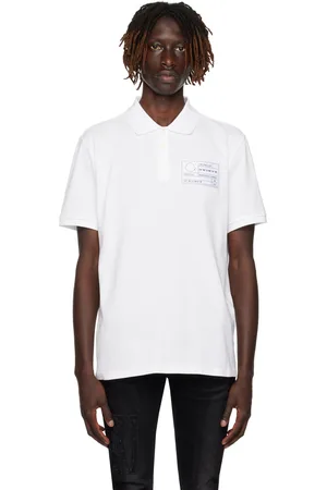 Moncler White Patch Polo