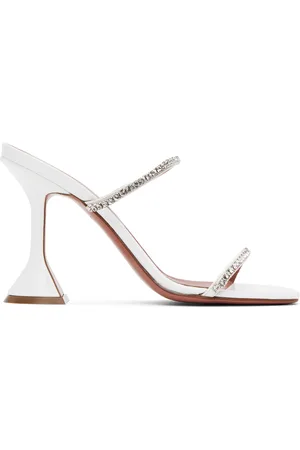 Amina Muaddi Gilda Slipper Heeled Sandals