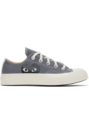 Comme des Garçons PLAY Gray Converse Edition Chuck 70 Sneakers