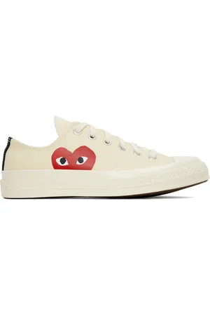Comme des Garçons PLAY Off-White Converse Edition Chuck 70 Low Top Sneakers